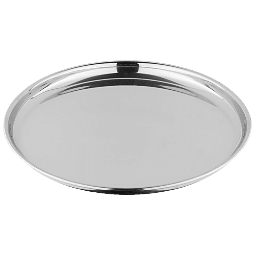 Buy Omega Begi Dinner Plate - 8', Stainless Steel, Dishwasher Safe, 17 ...