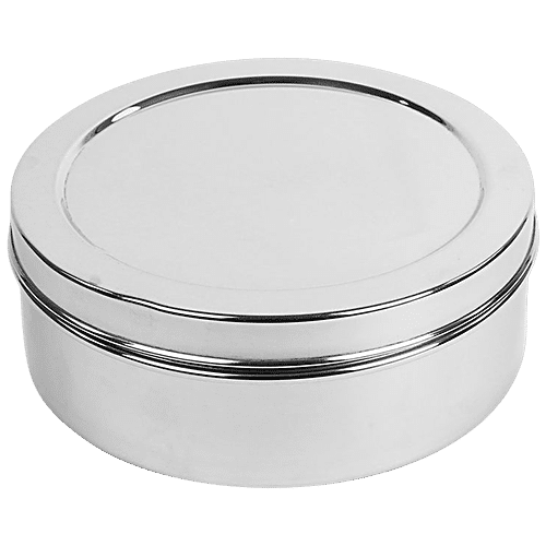 Buy Omega Stainless Steel Plain Masala Dabba/Spice Box - 12', With ...