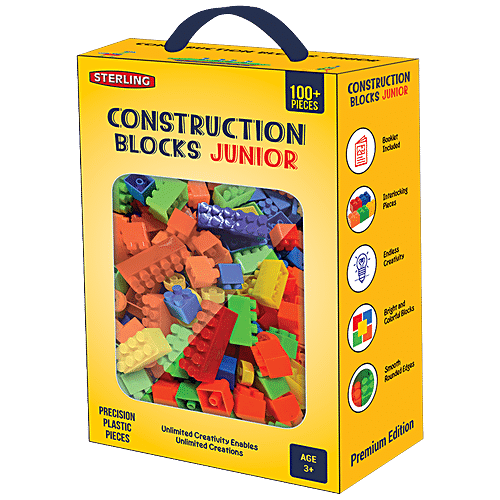 Buy Sterling Construction Blocks - Junior, Suitable For Ages 3 Years ...