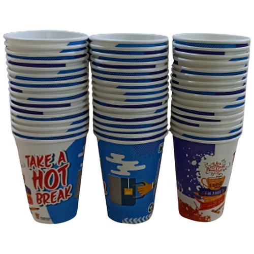 Buy Paricott Paper Cup - Mix Design, Assorted Colour, Eco-friendly ...