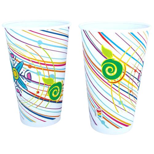 Buy Paricott Paper Cup - Mix Design, Assorted Colour, Eco-friendly