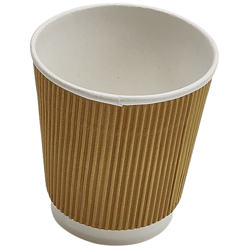 Buy Paricott Paper Cup - Rippled, Buff, Eco-friendly, Biodegradable ...