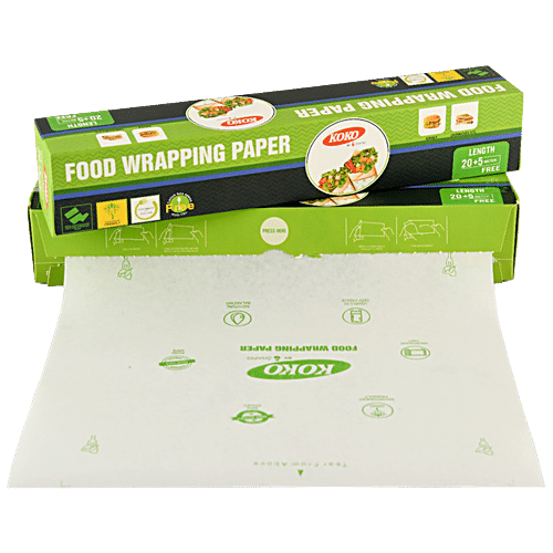 Buy Koko Multipurpose Food Wrapping Paper - 20 M, Non Greasy, Balance ...