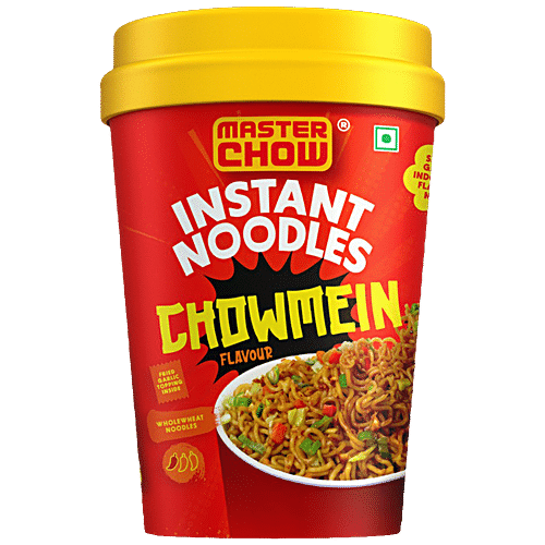 Buy Masterchow Instant Cup Noodles Chowmein Flavour Wholewheat