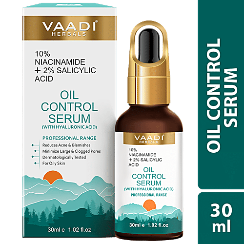 Buy VAADI HERBALS Oil Control Serum With 10 % Niacinamide, 2% Salicylic ...