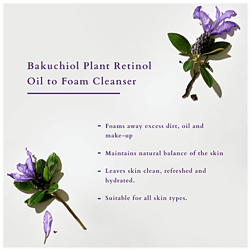 Buy Lotus Organics+ Plant Retinol Oil To Foam Cleanser - Bakuchiol ...