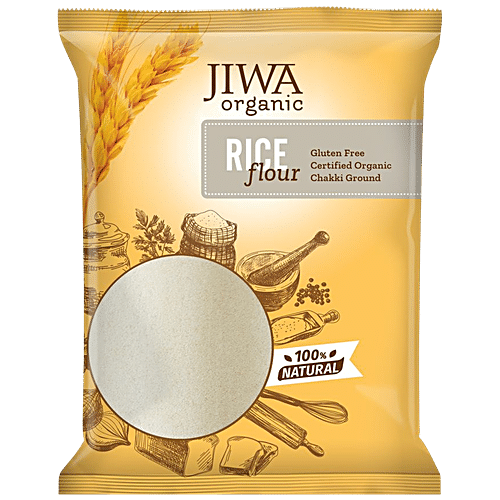 Buy Jiwa Organic Rice Flour 100 Natural Chakki Ground And Gluten Free Online At Best Price Of