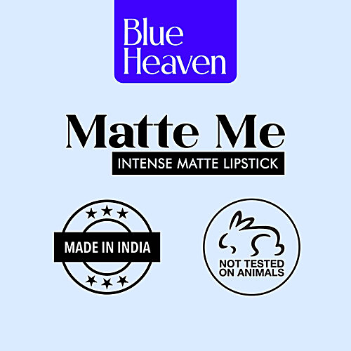 Buy Blue Heaven Matte Me Intense Lipstick Highly Pigmented Online at Best Price of Rs 192.50