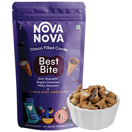 Buy Nova Nova Best Bite Choco Filled Cones Assorted Online At Best