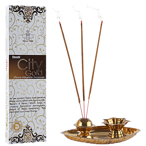 Buy Shashi City Gold Flora Masala Incense Sticks Online at Best Price ...