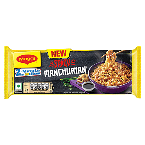 Buy MAGGI 2-Minute Spicy Manchurian Noodles Online at Best Price of Rs ...