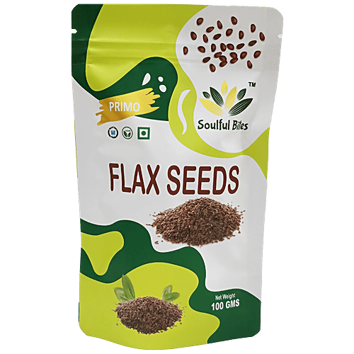 Buy Soulful Bites Flax Seeds - Plain, Primo Online At Best Price Of Rs 