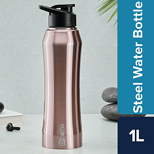 Buy bb home Vapor Stainless Steel Water Bottle With Sipper Cap - Copper ...