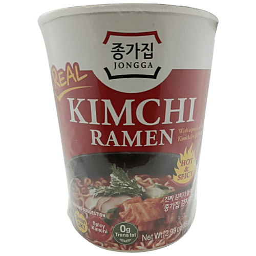 Buy Jongga Kimchi Ramen Instant Cup Noodles Hot And Spicy Online At Best Price Of Rs 150 Bigbasket