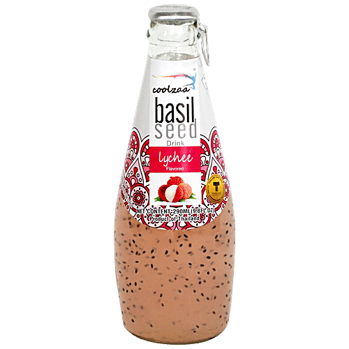 Buy Coolzaa Lychee Basil Seed Drink Online at Best Price of Rs 100 ...