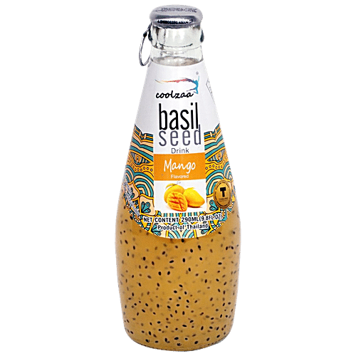 Coolzaa Mango Basil Seed Drink 290 ml