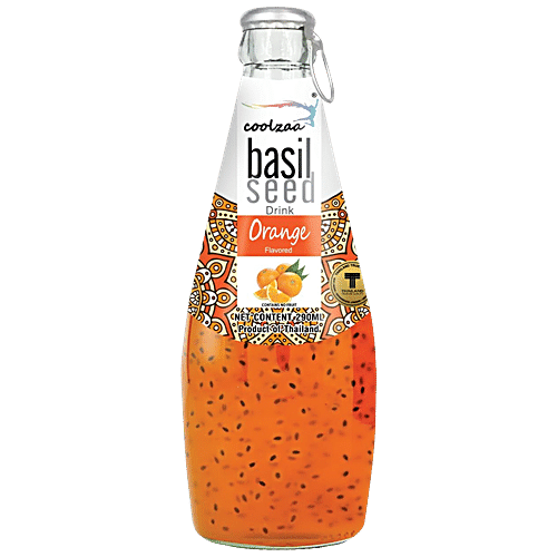 Coolzaa Orange Basil Seed Drink 290 ml