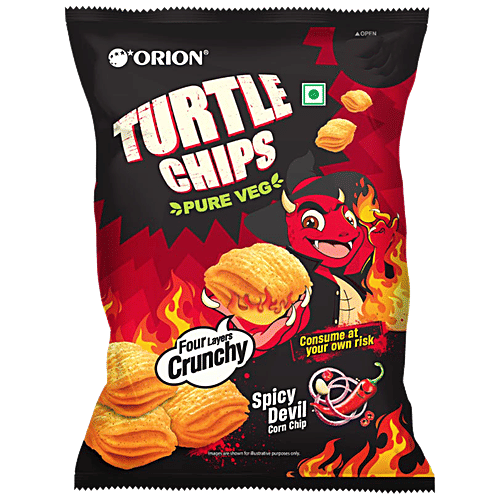 Buy Orion Turtle Chips - Spicy Devil Online at Best Price of Rs 60 ...