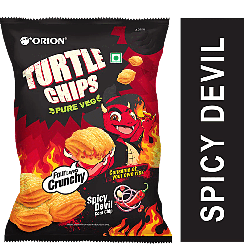 Buy Orion Turtle Chips - Spicy Devil Online at Best Price of Rs 57 ...