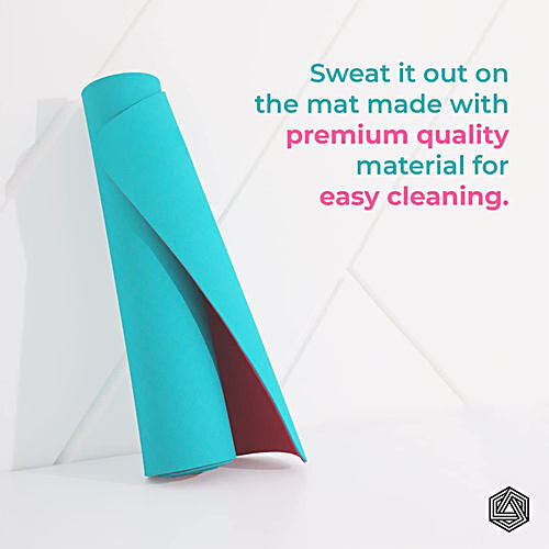 Buy Boldfit Unisex Yoga Mat With Cover Bag - 6 mm, Green Pink Online at  Best Price of Rs 1499 - bigbasket