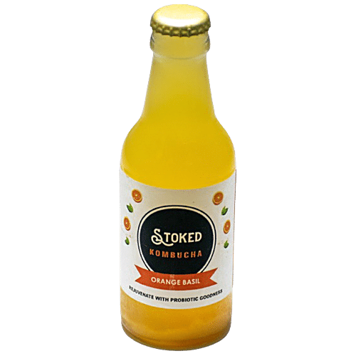 Buy Stoked Orange Basil Kombucha Online at Best Price of Rs 120