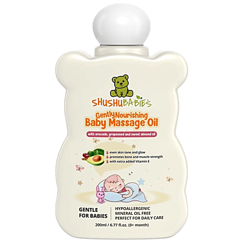 Baby massage oil sales for glowing skin