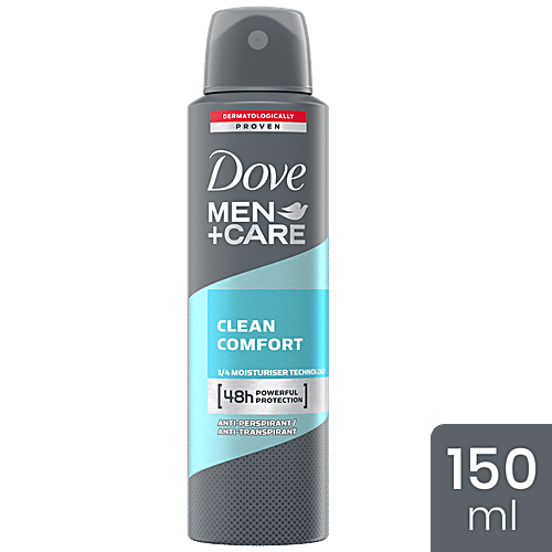 Buy Dove Men Care Clean Comfort Dry Spray Antiperspirant Deodorant