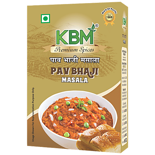 Buy KBM Premium Spices Pav Bhaji Masala Online at Best Price of Rs 45 ...