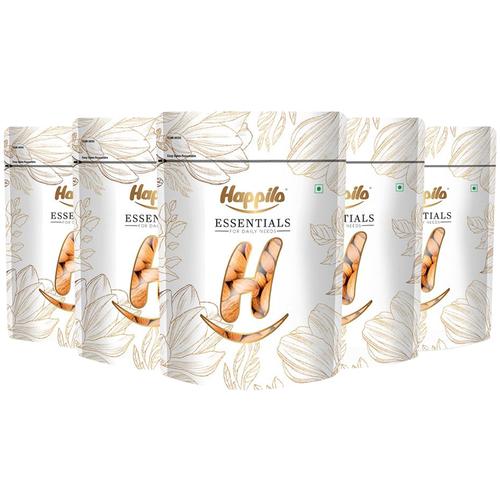 Happilo Essentials California Almonds, 200 g (Pack of 5) Cholesterol Free, Gluten Free, Non-GMO, Pure & Natural