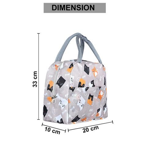 Buy DP Insulated Lunch Bags Multiuse For School, Office, Picnic, Thermal Tote  Bag - Grey Online at Best Price of Rs 199 - bigbasket