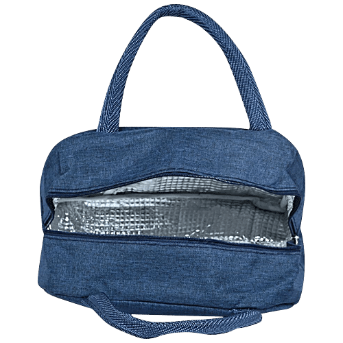 DP Insulated Lunch Bags Multiuse For School, Office, Picnic, Thermal Tote  Bag - Dark Blue, 1 pc