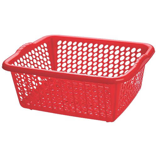 1pc Plastic Storage Basket, Bathroom Cosmetic & Skin Care Products