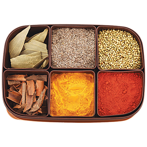 Buy Nakoda Gemini Multipurpose Masala & Spice Storage Box - Assorted ...