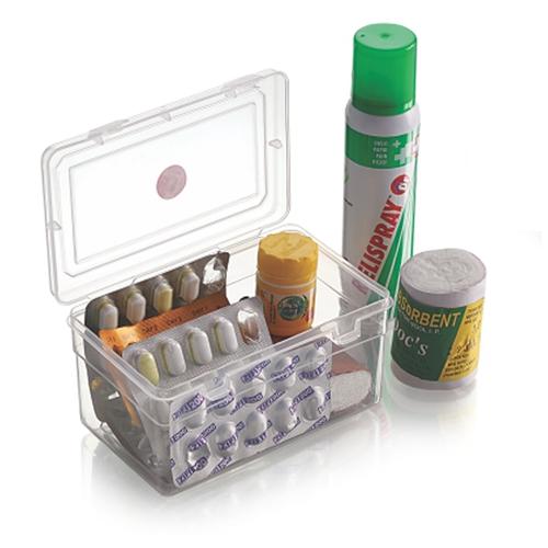 Buy Nakoda Multipurpose Medicine & Tablet Store Box - Transparent Online at  Best Price of Rs 49 - bigbasket