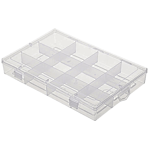 Buy Nakoda Multipurpose Jewel & Storage Container - 12 Partition /Grid ...