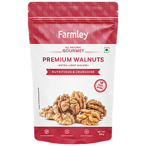 Buy Farmley Premium Walnut Kernel - Walnuts Without Shell, Akhrot, Dry ...