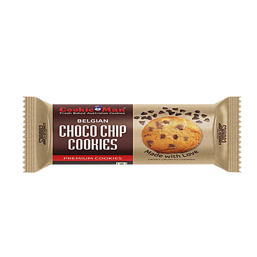 Buy CookieMan Belgian Choco Chip Cookies Online at Best Price of Rs 40. ...