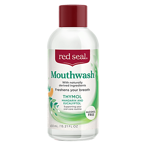 Buy Red Seal Mouthwash Thymol Mandarin And Eucalyptol Online At Best