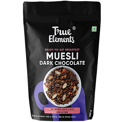 Buy True Elements Dark Chocolate Muesli Online at Best Price of Rs 450.45 -  bigbasket