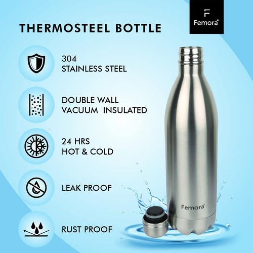 Buy 24 Hours Hot or Cold Insulated Flask + Double Wall Cup Online at Best  Price in India on