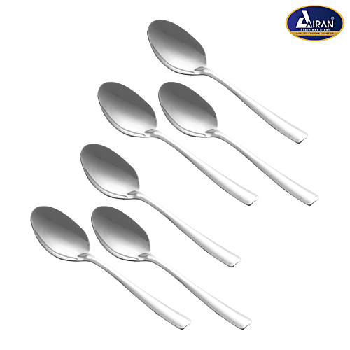 Buy AIRAN Stainless Steel Dessert Spoon Set - Silver Online at Best Price  of Rs 99 - bigbasket