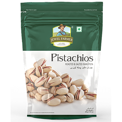 Buy Jewel Farmer Roasted & Salted Irani Pistachios Online at Best Price ...