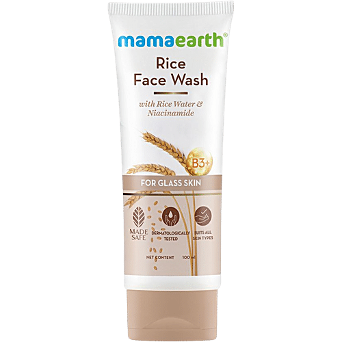 Buy Mamaearth Rice Face Wash With Niacinamide Online at Best Price of