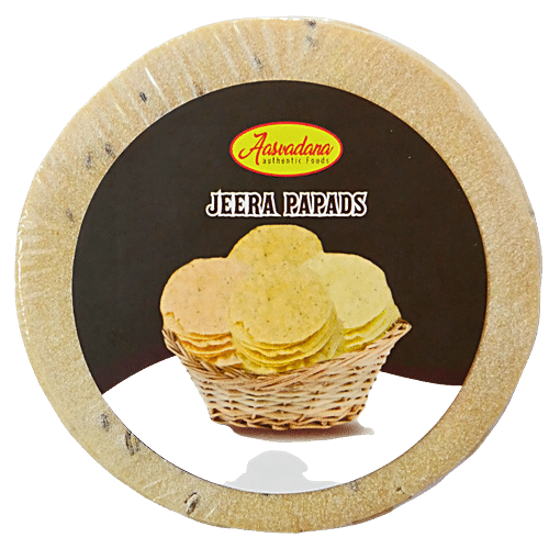 Buy Aasvadana Jeera Papads Online at Best Price of Rs 107.1 - bigbasket