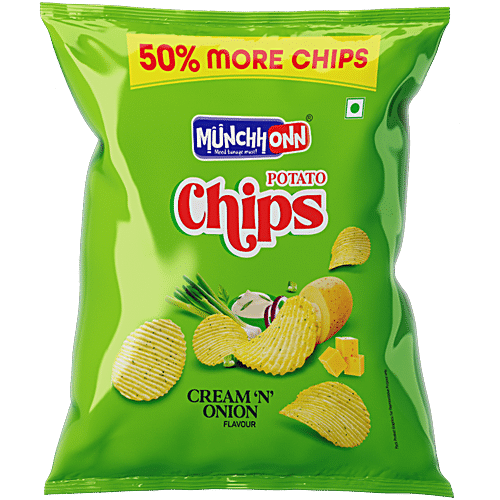 Buy Munchhonn Potato Chips - Cream 'n' Onion Online At Best Price Of Rs 