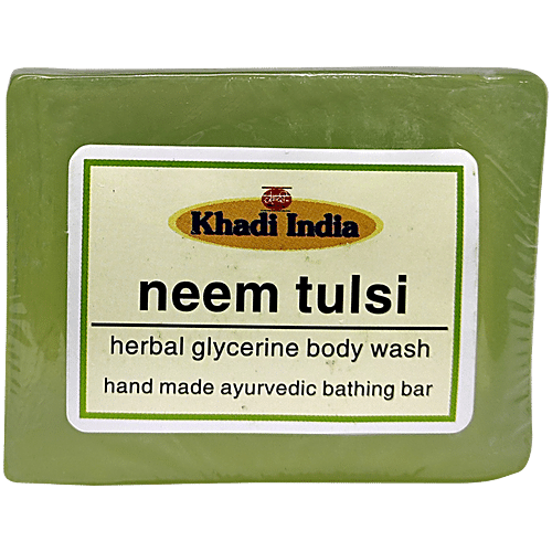 Buy Khadi India Shri Manav Herbal Neem Tulsi Glycerine Body Wash ...