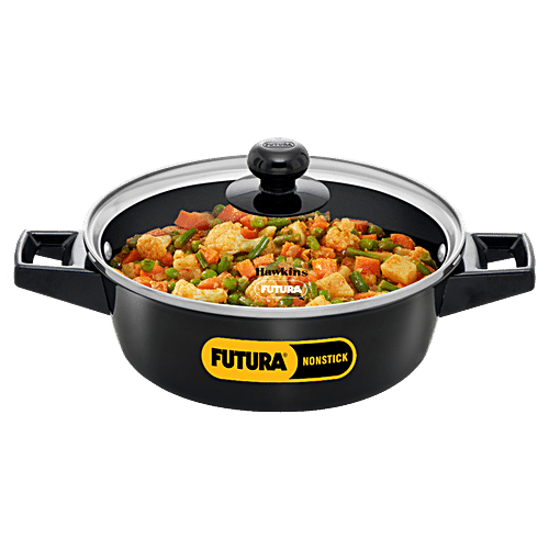 Buy Hawkins Futura Non Stick Cook N Serve Casserole With Glass Lid