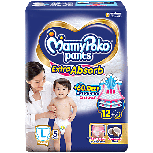 Buy Mamypoko Pants Extra Absorb Diaper Pants L To Kg Online At