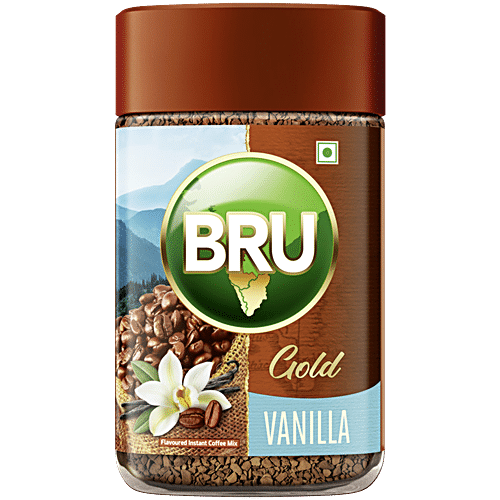 Buy BRU Gold Instant Coffee Mix - Vanilla Flavour Online at Best Price ...