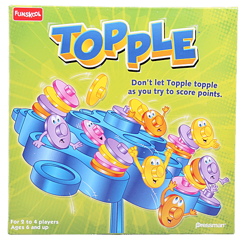 Buy Funskool Topple - Strategy Balancing & Skill Game, 2-4 Players, 6 ...